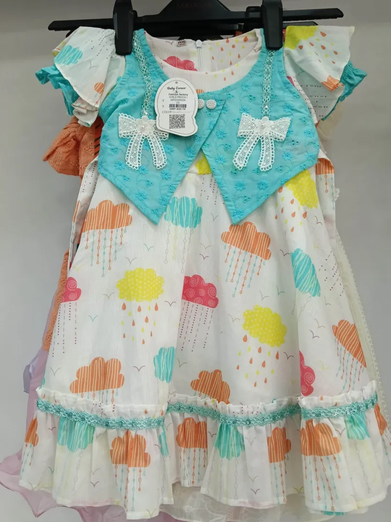 Cute Printed Baby Girl Dress
