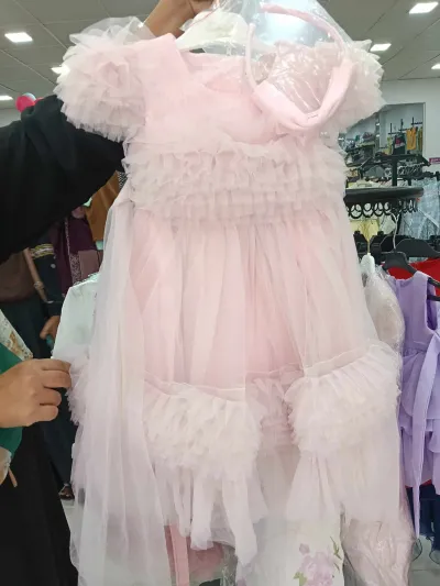 Premium Baby Pink Party Dress