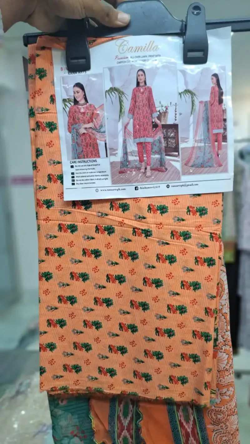 Camilla Premium Lawn Printed 3 Piece